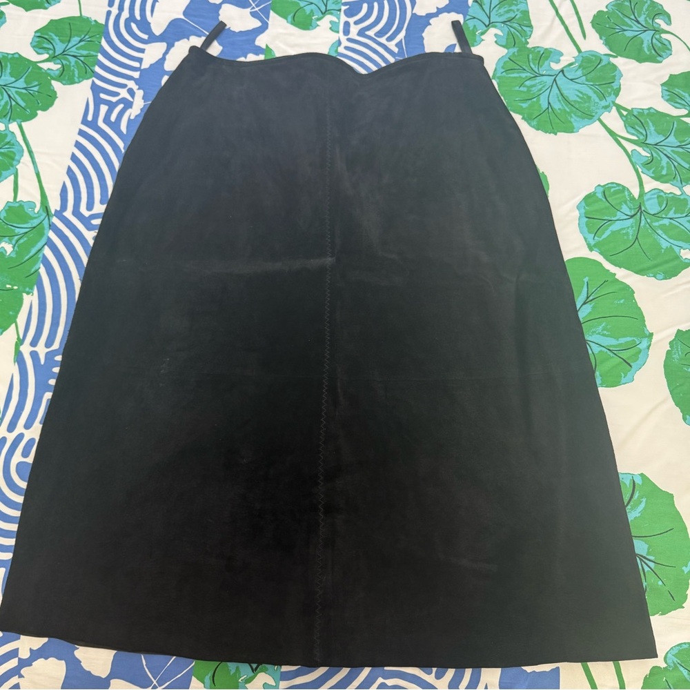 Leather Suede Women's Skirt